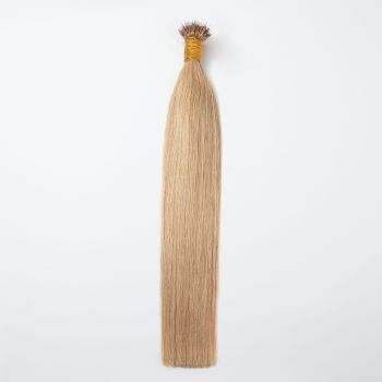 Silky Straight Nano Ring Hair Extensions #27 Honey Blonde Human Hair 100 Strands