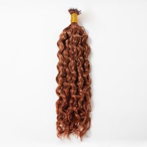 Loose Curly Nano Ring Hair Extensions #31 Human Hair 100 Strands