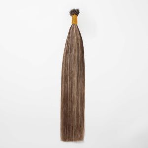 Silky Straight Nano Ring Hair Extensions #4/27 Human Hair 100 Strands